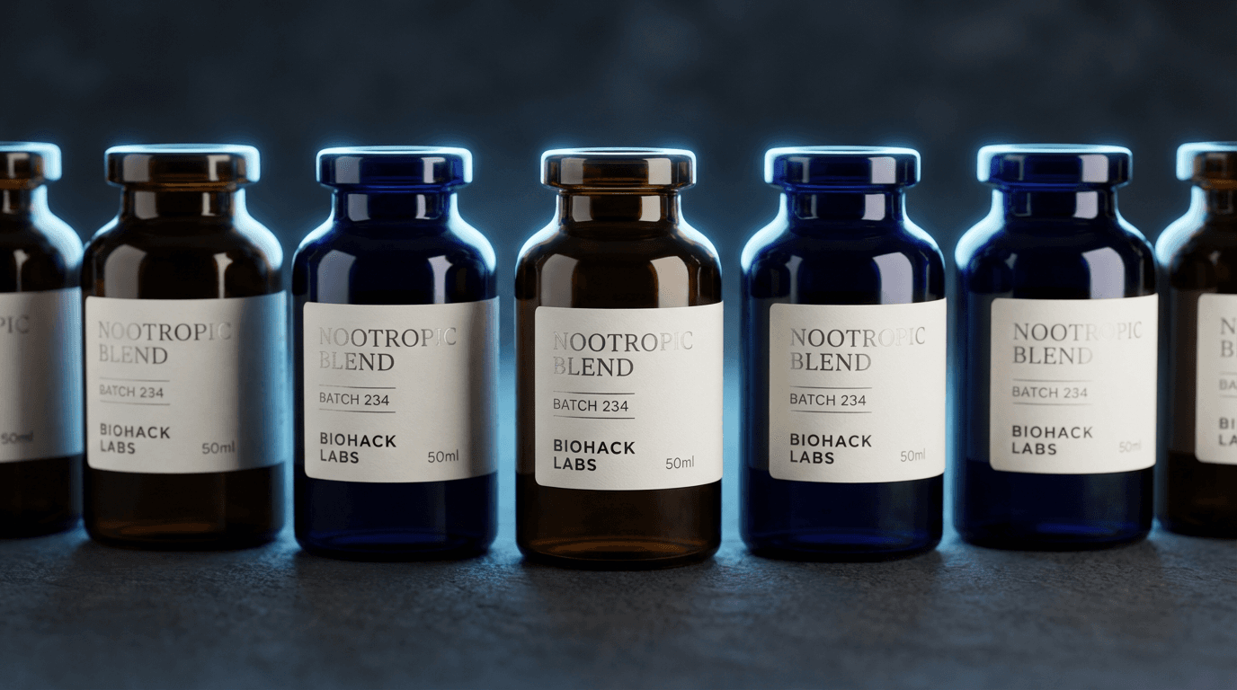 Premium dark glass medical vials